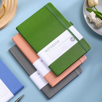 Carnet A5 avec élastique et porte-stylo, journal étudiant, bloc-notes de bureau pour cadeaux d'entreprise