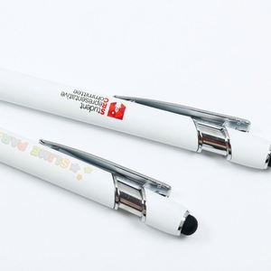 Stylo à bille en aluminium avec logo personnalisé et stylet, stylos promotionnels personnalisés pour les entreprises - Product Image 4