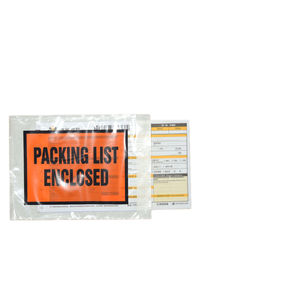 Factory Price Self Adhesive Packing List Bag High Quality Clear OPP Back Glue Pouch Custom Size Color for Export <b>Logistics</b> - Product Image 1