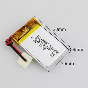 고품질 UL KC Un38.3 인증 충전식 리튬이온 폴리머 배터리 3.7V 200mAh 0.74Wh 리포 402030 리튬이온 배터리 - Product Image 2