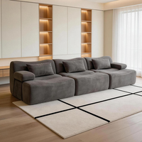 Modernes Modulares Stoff-Sofa-Set mit Memory-Schaum für Wohnzimmer, Hotel & Villa