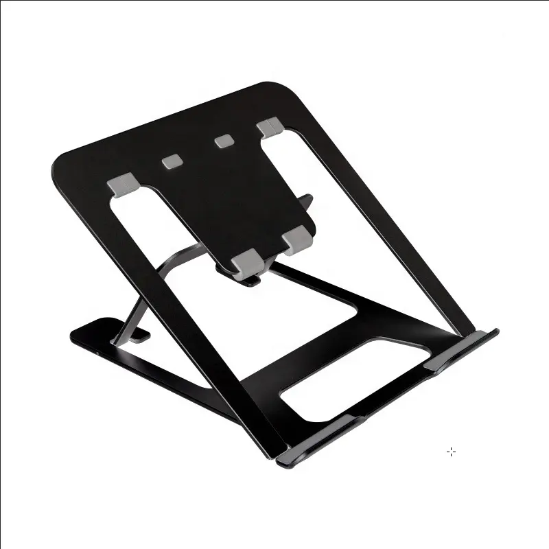 Ergonomic Aluminum Alloy Notebook Stand Adjustable Laptop Cooling Pad Laptop Stand Portable