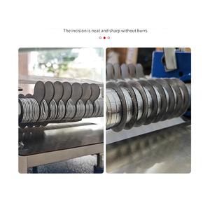 Automatic Production Machinery Manufacturers' Leather Skiving <b>Machine</b> Thin Belt Strip and <b>Cutting</b> <b>Gear</b> Used Condition - Product Image 2