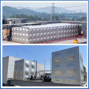 Usine en gros en acier inoxydable réservoir d'eau carré BDF enterré équipement de stockage d'eau pour la construction résidentielle <span class=keywords><strong>immobilier</strong></span> - Product Image 4