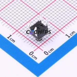 BX-TS-26-454555CJ Tactile Switch Through hole-4P,4.5x4.5mm Switch Single Pole Single Throw Round Button 2.6N Through Hole - Product Image 2