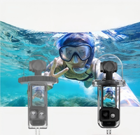 Étui étanche pour DJI Osmo Pocket 4, matériau PC, boîtier de plongée sous-marine, accessoires photographiques