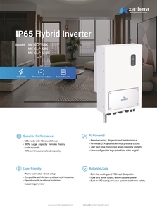 Invertisseur hybride Xenterra à haute efficacité, onde sinusoïdale pure, 8000 watts, 48v, 2mppt, 8kw solaire - Product Image 3