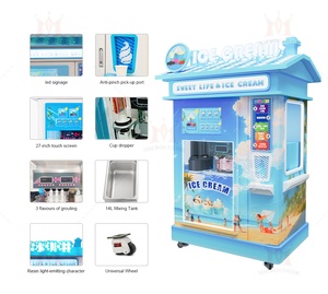 24 heures de service en ligne <span class=keywords><strong>Robot</strong></span> distributeur automatique de crème glacée <span class=keywords><strong>Smoothie</strong></span> distributeur automatique - Product Image 3