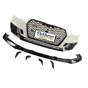 Haute qualité, prix bas, pour <span class=keywords><strong>Audi</strong></span> A4 : mise à niveau vers <span class=keywords><strong>RS4</strong></span> - Pare-chocs avant, phares LED, calandre, spoiler avant, lames d'air gauche et droite, pièces d'occasion - Product Image 4