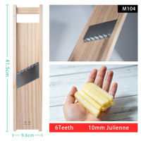 Mandoline manuelle professionnelle de qualité hôtelière, lame de 10 mm de large, pour hacher les oignons, les pommes de terre et les légumes, ustensile de cuisine, emballage facile