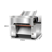 Machine à rouler la pâte et à faire des enveloppes de raviolis, multifonctionnelle, entièrement automatique, 1500W, 220V, avec garantie d'un an