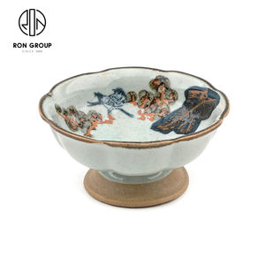 Vente chaude <span class=keywords><strong>pied</strong></span> haut forme de fleur support à gâteau plateau de service restaurant de style chinois fruits dessert <span class=keywords><strong>assiette</strong></span> - Product Image 2