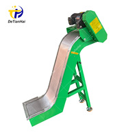 Convoyeur magnétique automatique de puces pour machine de tournage CNC |   Grattoir séparateur en acier