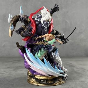 Figurines d'action GK One Piece Hell <span class=keywords><strong>Zoro</strong></span> 21CM en PVC, Statues de collection de dessins animés à double tête, Figurines d'anime - Product Image 4