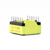 Transformateur à noyau de ferrite monophasé à haute fréquence personnalisé ETD39 ETD44 ETD49 ETD54 ETD59 de type ETD haute tension
