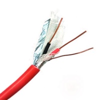 Cable de Alarma Contra Incendios de 22 AWG y 18 AWG, Resistente al Fuego, de 2 y 4 Núcleos, 1.5mm² o 2.5mm², Rollo de 100m, Blindado y Sin Blindaje
