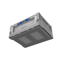 Caisse en plastique pliable JOIN Heavy Duty pour le stockage de pièces sur la ligne d'assemblage industriel et l'utilisation en usine