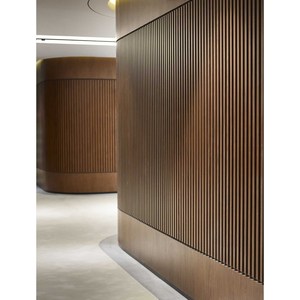 Panneau mural décoratif moderne en MDF et bois massif, personnalisé, pour cloison acoustique intérieure, écran <span class=keywords><strong>de</strong></span> salle <span class=keywords><strong>de</strong></span> bain, façade, revêtement mural - Product Image 1