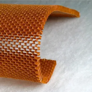 Chống Cháy Aramid Giấy Core Honeycomb Composite Sheets Đối Với Máy Bay