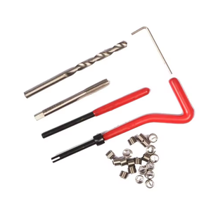 车库车间工具专业反冲修理工具螺纹修理套件公制钢丝螺纹插入再螺纹工具套件 - Product Image 2