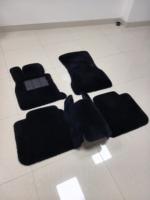 Tapis de sol de voiture en laine australienne de luxe sur mesure 35 mm pour BMW 740i G80 2023, ajustement précis 1:1, robustes, antidérapants, directement de l'usine