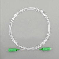 1m (3ft) Fiber Patch Cable 1 Fiber SC APC Simplex to SC APC Simplex Single Mode (OS2) Riser (OFNR) 2.0mm Tight-Buffered Yellow