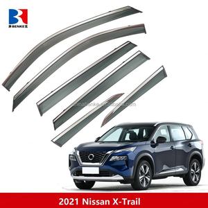 Deflectores de Viento para Ventanas de Coche NISSAN X-TRAIL T30 T31 T32 T33 2001-2024, Accesorios Protectores de Lluvia Inyectados con Acabado de Acero - Product Image 4