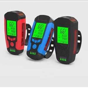 Không thấm Nước USB <span class=keywords><strong>Led</strong></span> sạc cưỡi phía trước ánh sáng xe đạp tay lái Đèn pha với đồng hồ tốc độ Đo Dặm cho xe đạp cưỡi - Product Image 4