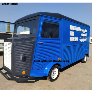 Camion de nourriture électrique mobile en Chine avec chariot à hot-dog Concession Food Trailer Baking Equipment Dining Car fabriqué à partir de maïs - Product Image 3