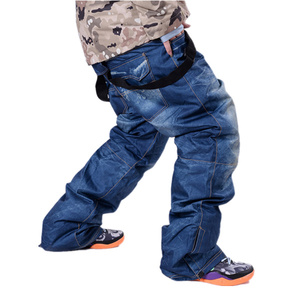 Pantalones <span class=keywords><strong>de</strong></span> Esquí Unisex para <span class=keywords><strong>Hombre</strong></span>, Talla Grande, Resistentes al Viento, para Exteriores, Invierno, Gruesos, Cálidos, Impermeables, con <span class=keywords><strong>Tirantes</strong></span> - Product Image 2