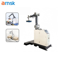 Paletizador Robótico Automático de 10 kg y 20 kg, Paletizador Robótico Portátil para Cajas, Bolsas y Cartones, Máquina Apiladora