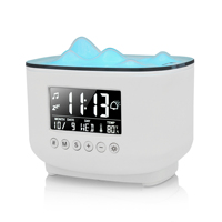 Haut-parleur électrique bleu, humidificateur intelligent, haut-parleur, alarme, lumière led, alarme, diffuseur ultrasonique d'huile essentielle, 300Ml
