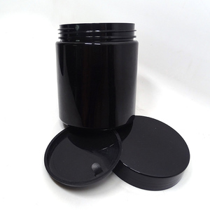 200ml 500ml Round empty Black 150ml 30g 100ml 6 oz 250 ml amber cosmetic pet cream 4 oz clear 4oz 8oz 8 oz plastic jars with lid