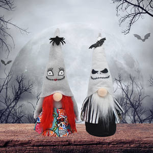 Gnomes en peluche <span class=keywords><strong>nain</strong></span> sans visage <span class=keywords><strong>Jack</strong></span> Sally en coton PP fait à la main ornements pour la décoration d'Halloween - Product Image 4