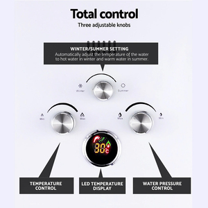 Doccia Portatile da Campeggio 6L per Esterni, a <span class=keywords><strong>Gas</strong></span> Naturale e GPL, Alimentata a Batteria, Scaldabagno Istantaneo Senza Serbatoio con Scambiatore di Calore in Rame e Acciaio Inossidabile - Product Image 6