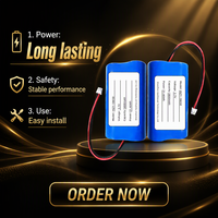 Paket Baterai Lithium-ion 3.7V 18650 5800mAh yang Dapat Disesuaikan dan Dapat Diisi Ulang, Cocok untuk Elektronik Industri, Konsumen & Luar Ruangan
