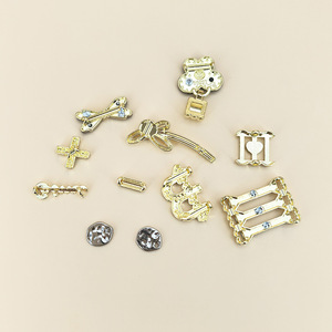 Componentes de Joyería de Aleación de Zinc con Circonita Cúbica en Diversas Formas para la Fabricación de Pulseras - Product Image 2