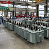 Transformateur de centrale électrique triphasé immergé dans l'huile 13,8 kV à 400 V 60 Hz 55°C pour environnement désertique, équipement de sous-station SEC