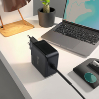 PD65W Cargador rápido 5V-3A Adaptador de corriente eléctrica UE Reino Unido Enchufe para teléfonos móviles Portátiles Relojes inteligentes