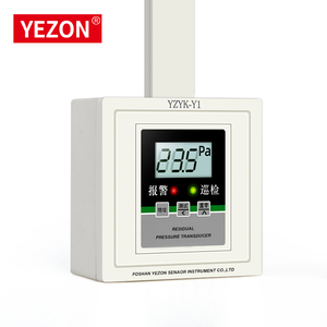 Cảm biến áp suất khác biệt ± 100PA 250PA Độ chính xác cao LED hiển thị đầu Dò áp suất chênh lệch không khí 86 Bộ điều khiển áp suất - Product Image 2