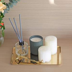 Plateau décoratif en aluminium polyvalent avec matériau de haute qualité, finition lisse et design élégant pour la maison, le bureau ou les événements - Product Image 6