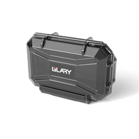 GLARY Boîtier d'équipement en micro plastique robuste et étanche Petit étui de rangement rigide pour l'extérieur