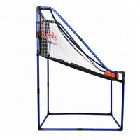 Machine de tir de basket-ball pliable en plastique pour 2 joueurs, double cerceau de 63 pouces, jeux de sports d'intérieur et d'extérieur pour équipement de terrain