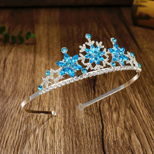 Korean Style <strong>Kids</strong> Snowflake Crown Headwear Fashion Girls Hair Accessories Crystal <strong>Headband</strong> - Product Image 6