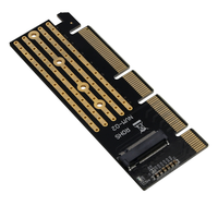 Tarjeta de Conexión de Alta Velocidad para Placa Base de Escritorio/Servidor, PCI Express 3.0 16X Macho Hembra U1/U2 Riser con Soporte M.2 NVMe en Stock