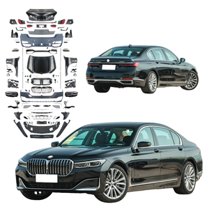 Kit carrosserie pour <span class=keywords><strong>BMW</strong></span> Série <span class=keywords><strong>7</strong></span> 2009-2015 F01 F02, mise à niveau vers G11/12 M760, pare-chocs avant et arrière, calandre, phares, feux arrière, pièces automobiles - Product Image 1