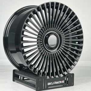 Jantes forgées Bku 5x114.3 pour <span class=keywords><strong>Tesla</strong></span> <span class=keywords><strong>Model</strong></span> 3 Performance <span class=keywords><strong>Model</strong></span> <span class=keywords><strong>Y</strong></span> S X 19 20 21 22 pouces, jantes en alliage multi-rayons noir brillant - Product Image 1