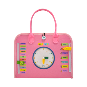 Tablero ocupado de fieltro Montessori para niños, <span class=keywords><strong>libro</strong></span> de tablero sensorial educativo para niños pequeños, <span class=keywords><strong>libro</strong></span> ocupado de fieltro para bebés - Product Image 6