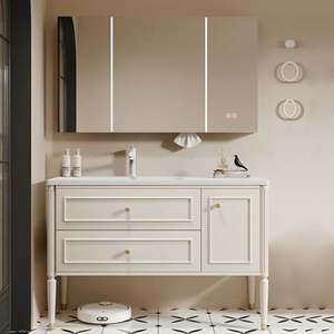 Muebles de Baño Individuales de Estilo Francés Ligero, Retro y Romántico, que Integran Moda y Clásicos - Product Image 1