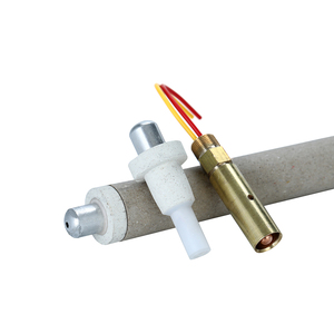 การแช่คุณภาพสูงการตอบสนองที่รวดเร็วประเภท R ความปลอดภัยป้องกันการสาดน้ําเทอร์โมคัปเปิลอุณหภูมิสูงนํามาใช้ใหม่ 1600c แพลทินัมโรเดียม - Product Image 1